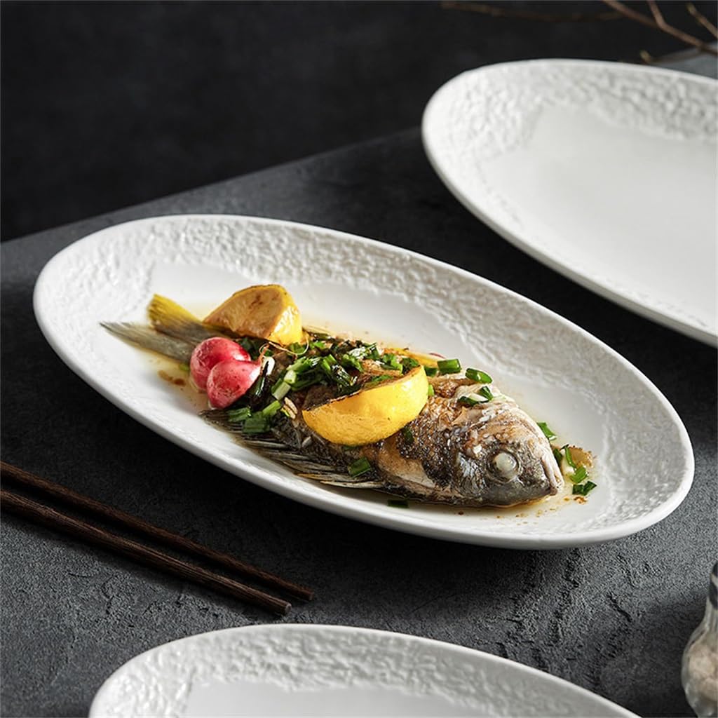 Amazon.com | NSUQOA Steam Fish Plate High Temperature Resistant 12